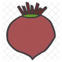 Beet Vegetable Root Icon