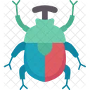 Beetle Rainbow Insect Icon