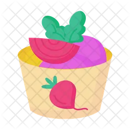 Beetroot Ice Cream  Icon
