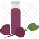 Beetroot Juice Detox Beverage Symbol
