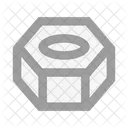 Befestigungselement Schraube Mutter Symbol