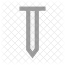 Befestigungselement Schraube Nagel Symbol