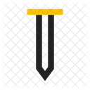 Befestigungselement Schraube Nagel Symbol