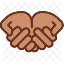Begging hands  Icon