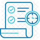 Laufzeit Fernarbeit Vertrag Symbol