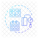 Behandlung chronischer Erkrankungen  Symbol