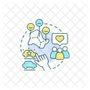 Behavioral segmentation  Icon