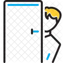 Behind Peep Glimpse Icon