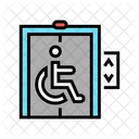 Behindertenlift  Symbol