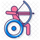 Behindertensportler Paralympics Athleten Symbol