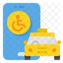 Behindertentaxi  Symbol