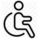 Behinderung Rollstuhl Symbol