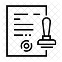Behördenstempel  Symbol
