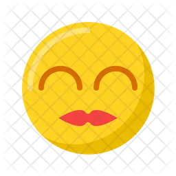 Beijando boca Emoji Ícone