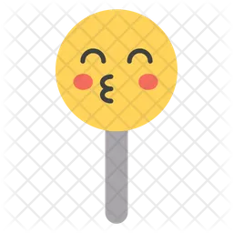 Beijando Lipopó Emoji Ícone