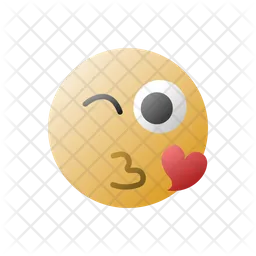 Beijo Emoji Ícone