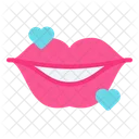 Beijo de amor labial  Ícone
