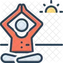 Being Working Out Yoga Icon