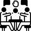 Interventionen Einmischung Mediation Symbol