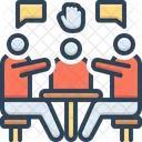 Interventionen Einmischung Mediation Symbol