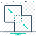 Verbinden Kombinieren Hinzufugen Symbol