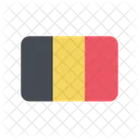Belgica Bandera Pais Icono