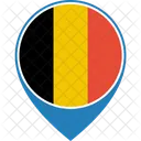 Belgica Bandera Mundo Icono