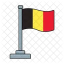 Belgica Bandera Pais Icono