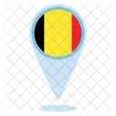 Belgien Standort  Symbol