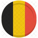 Belgium Flag Circle Icon