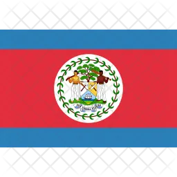 Belice Flag Icono