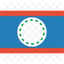 Belize Flag World Icon