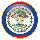 Belize National Flag Icon
