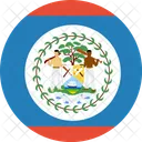 Belize Flag World Icon