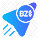 Belize Dollar Send Money Icon