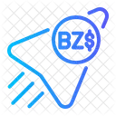 Belize Dollar Send Money Icon