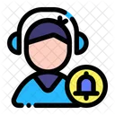 Bell Support Assistance Icon