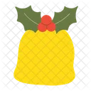 Christmas Bell Holly Icon