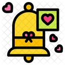 Bell Ring Bell Heart Icon