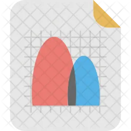 Bell Curve Graph  Icon