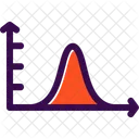 Bell Curve On Graph Bell Curve Icon