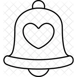 Bell Heart  Icon