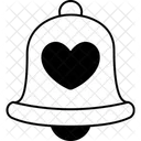 Bell Heart Love Valentine Icon