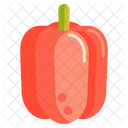 Bell Pepper Capsicum Red Paper Icon