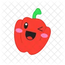 Pepper Happy Vegetable Icon