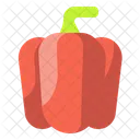 Bell Pepper Vegetable Food Icon