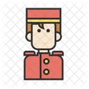 Bellboy Man Uniform Icon