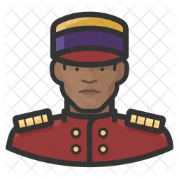 Bellhop Black Male  Icon