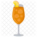Bellini De Durazno Jugo De Durazno Jugo Icono