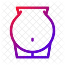 Belly Fat Stomach Weight Icon